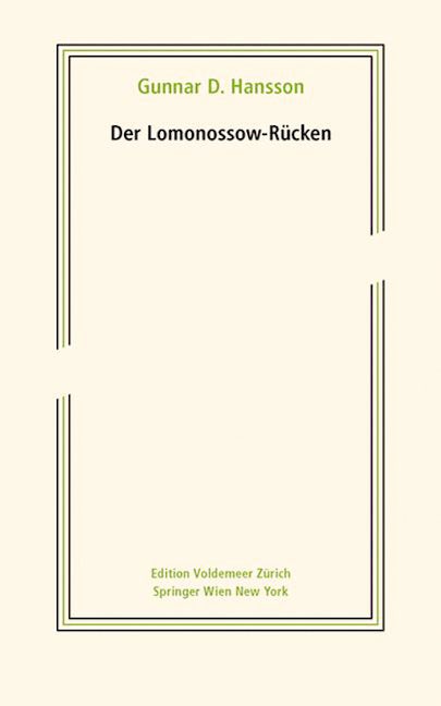 Book cover image for Der Lomonossow-Rücken ISBN: 9783990434864